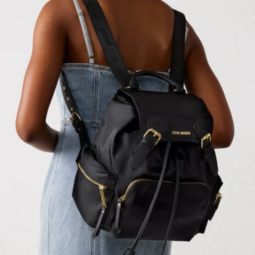 Steve Madden Black Backpack
